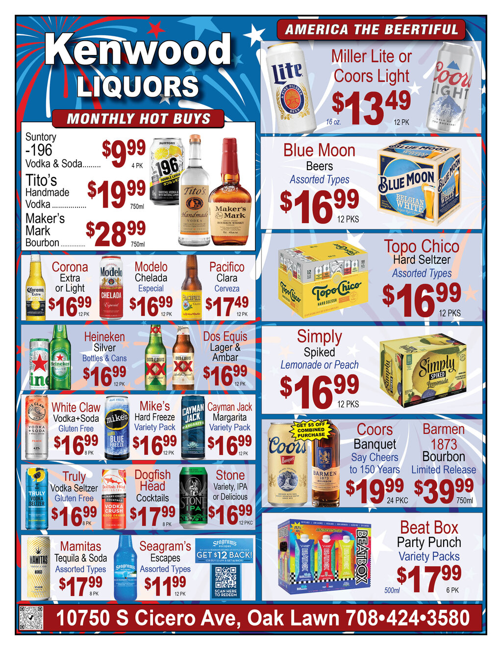 Kenwood Liquors Monthly Ad Beverage Marts Corporate Office